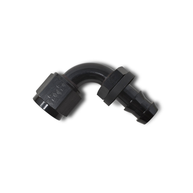 Russell Performance -10 AN Twist-Lok 90 Degree Hose End (Black) - Racecraft Industries
