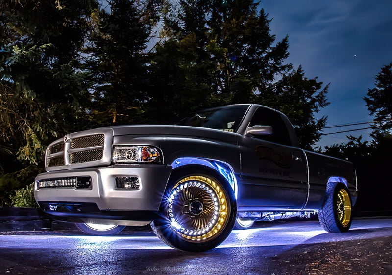 Oracle LED Illuminated Wheel Rings - ColorSHIFT No Remote - ColorSHIFT No Remote SEE WARRANTY - Racecraft Industries