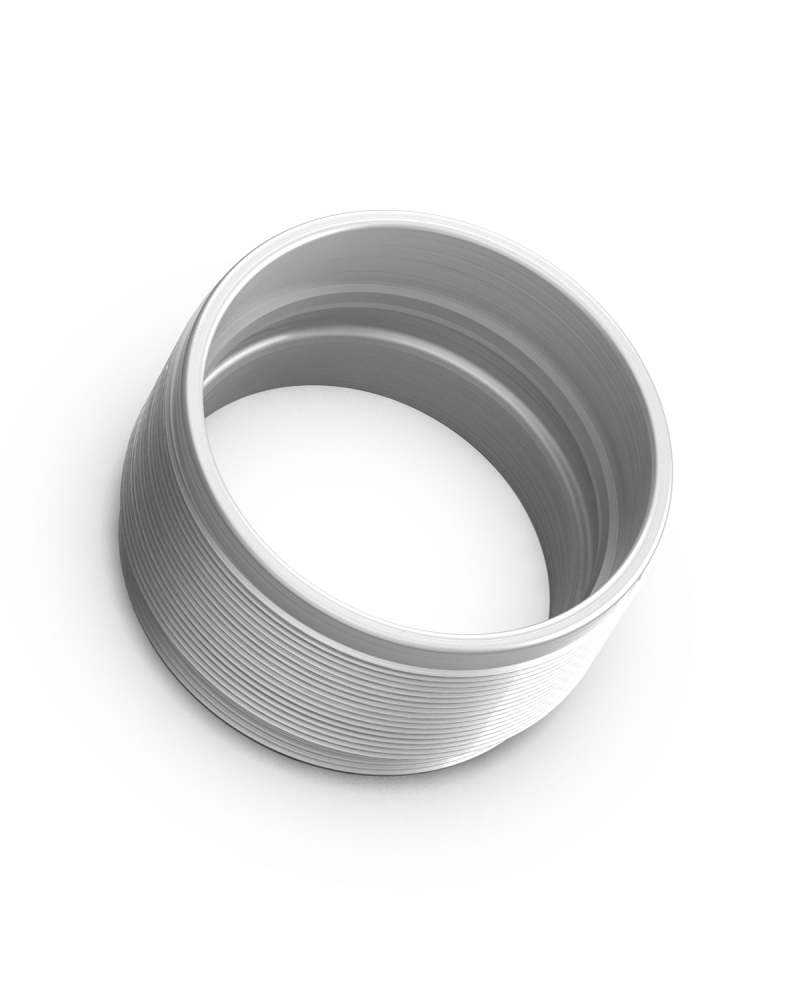 fifteen52 Super Touring Threaded Snout Anodized Silver w/Satin Clear Cover Plate - Racecraft Industries