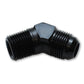Vibrant 45 Degree Adapter Fitting (AN to NPT) Size -10AN x 3/8in NPT - Racecraft Industries
