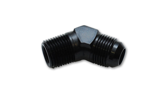 Vibrant -10AN to 1/2in NPT 45 degree elbow adapter fitting - Racecraft Industries