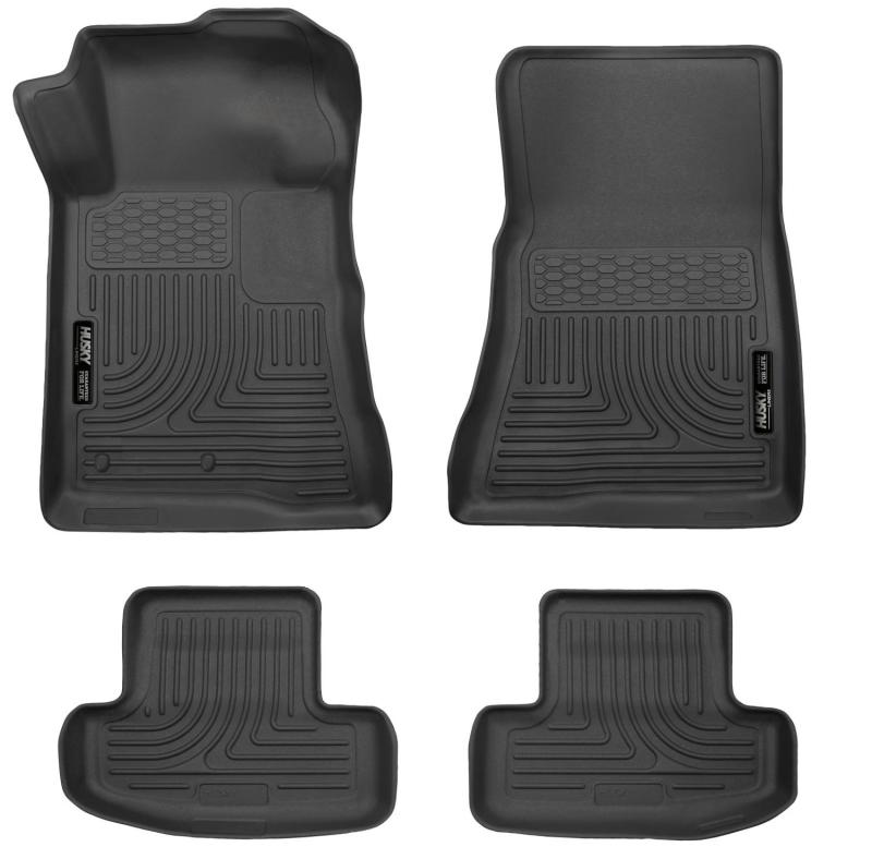 Husky Liners 10-12 Ford Mustang WeatherBeater Combo Black Floor Liners - Racecraft Industries