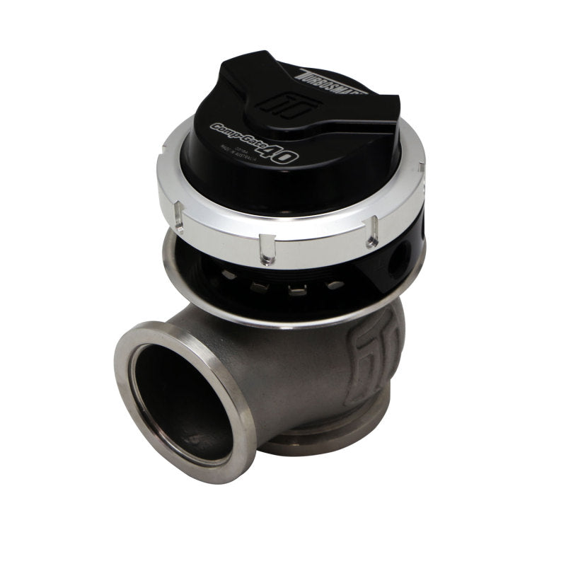 Turbosmart GenV CompGate40 7psi External Wastegate - Black - Racecraft Industries