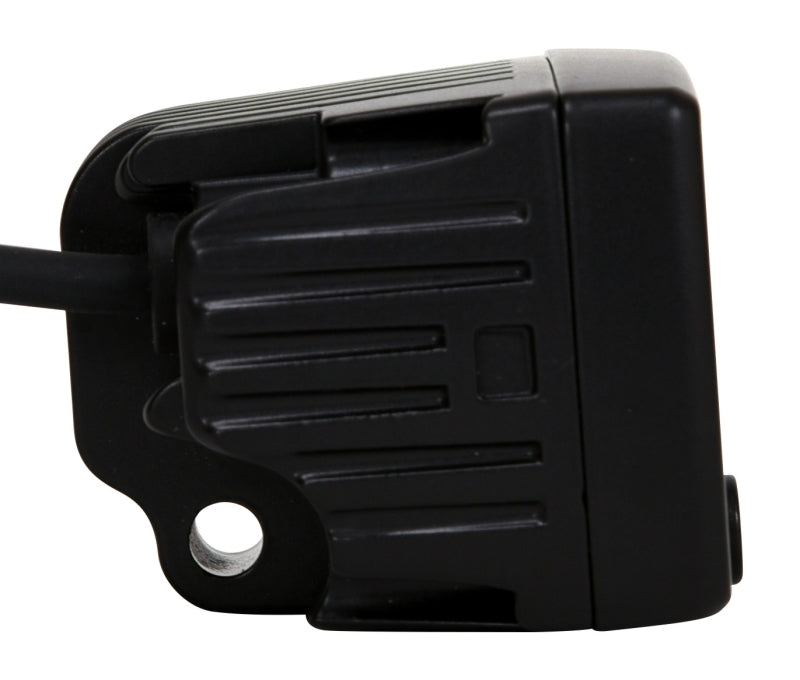 KC HiLiTES C-Series C2 LED 2in. Backup Area Flood Light 20w (Pair Pack System) - Black - Racecraft Industries