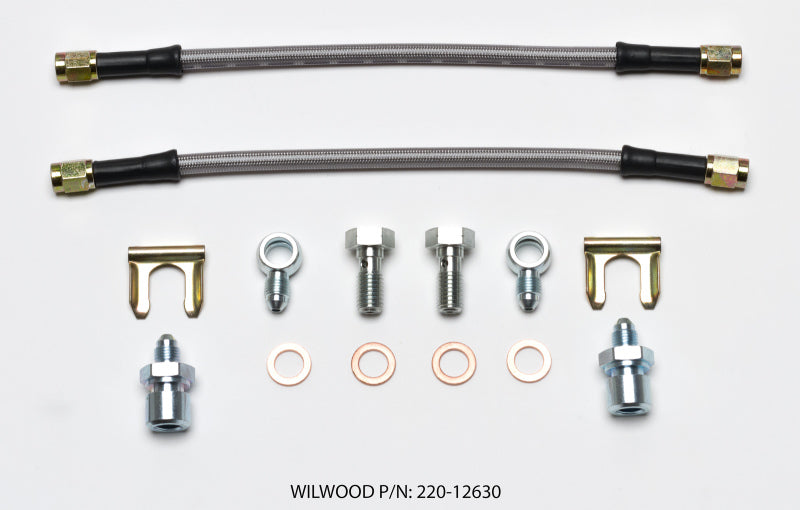 Wilwood Flexline Kit D52 Caliper 10in w/ Banjo 10mm -3/8-24 Chassis - Racecraft Industries