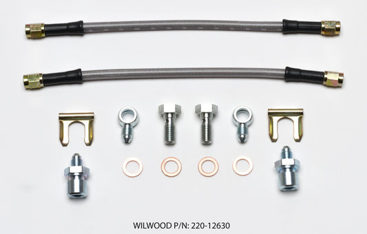 Wilwood Flexline Kit D52 Caliper 10in w/ Banjo 10mm -3/8-24 Chassis - Racecraft Industries