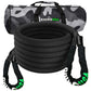 Rhino USA Kinetic Energy Recovery Rope (1.25In X 30Ft) Black - Racecraft Industries