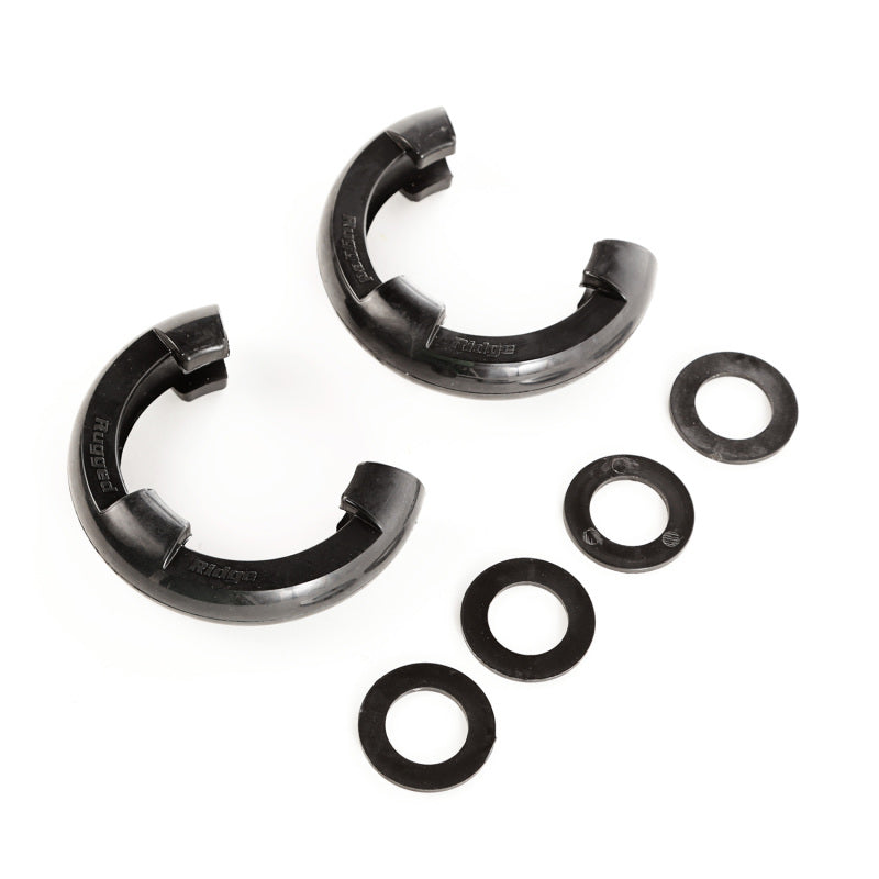 Rugged Ridge Black 7/8in D-Ring Isolator Kit - Racecraft Industries