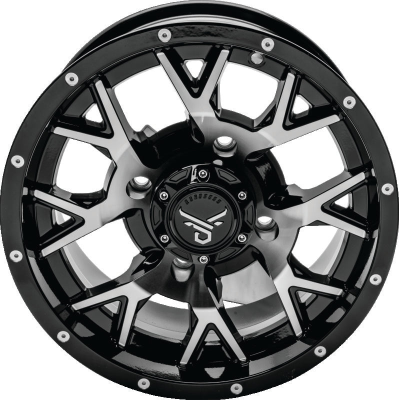QuadBoss Barbwire 14X7 - 5+2 - 4/137 - Black Machined - Racecraft Industries
