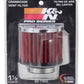 K&N 1.5in Flange ID x 3in OD x 2.5in H Chrome Finish Rubber Base Crankcase Vent Filter - Racecraft Industries