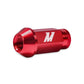Mishimoto Aluminum Locking Lug Nuts M12x1.25 20pc Set Red - Racecraft Industries