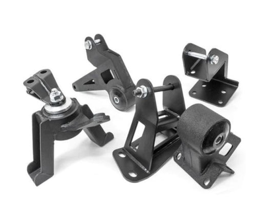 Innovative 00-05 Toyota MR2 Spyder K-Series Black Steel Mounts 75A Bushings - Racecraft Industries