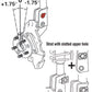 SPC Performance EZ Cam XR Bolts (Pair) (Replaces 16mm Bolts) - Racecraft Industries