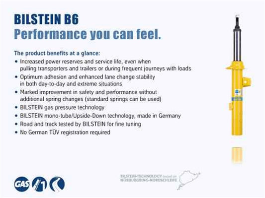 Bilstein B6 (HD) Series 46mm Monotube Shock Absorber - Racecraft Industries