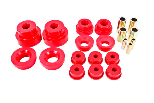 BMR 10-15 5th Gen Camaro Pro Version Rear Cradle Bushing Kit (BK024 BK029) - Red - Racecraft Industries