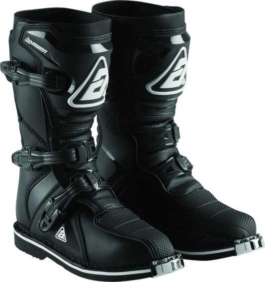Answer AR1 Boot Black Youth - 6 - Racecraft Industries