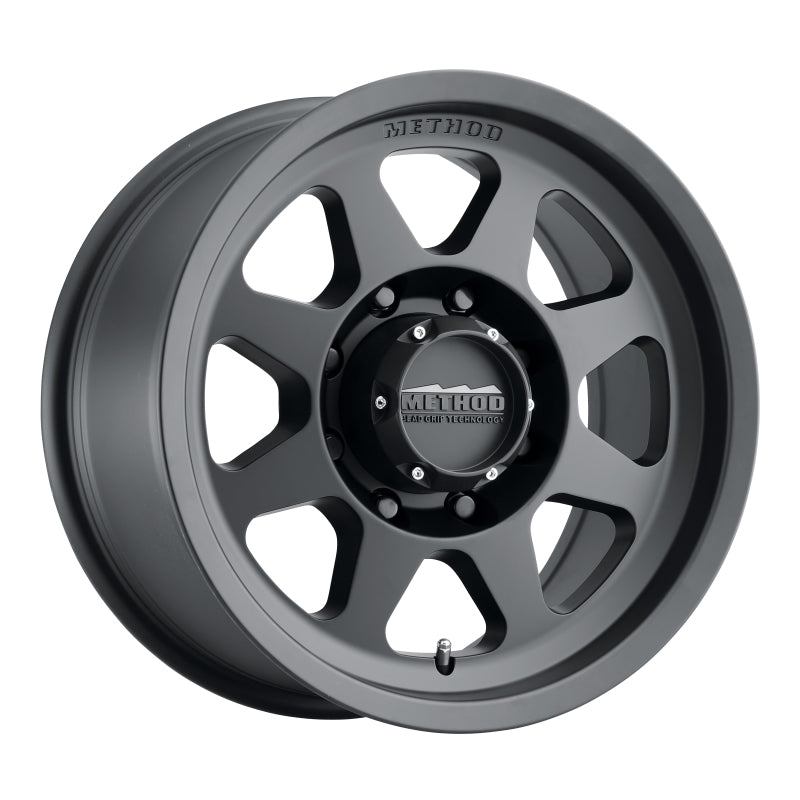 Method MR701 17x9 -12mm Offset 8x6.5 130.81mm CB Matte Black Wheel - Racecraft Industries