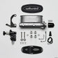 Wilwood HV Tandem M/C Kit w L/H Bracket & Prop Valve - 1 1/8in Bore - Racecraft Industries