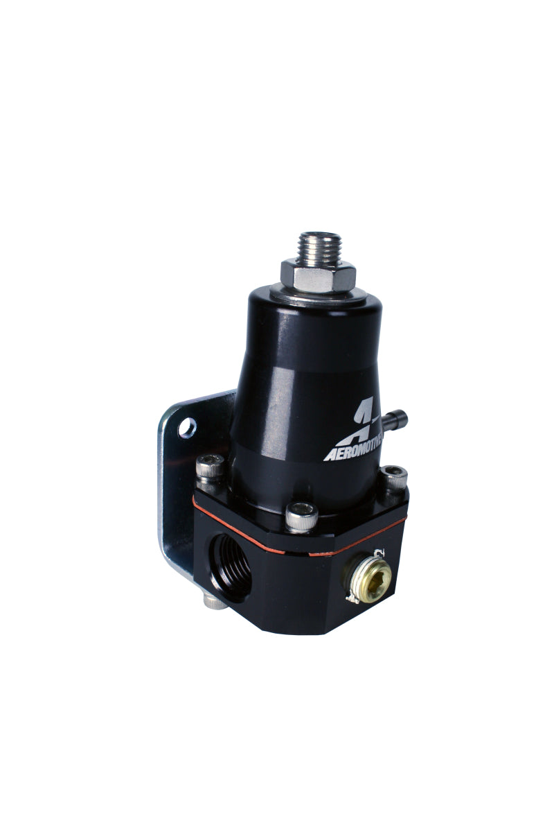 Aeromotive Adjustable Regulator Billet EFI Bypass - (2) -6 Inlets/(1) -6 Return - Black - Racecraft Industries
