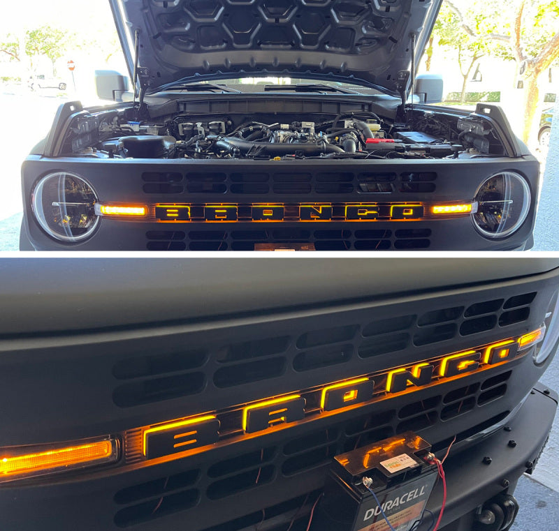 ORACLE Lighting Universal Illuminated LED Letter Badges - Matte Blk Surface Finish - B SEE WARRANTY - Racecraft Industries