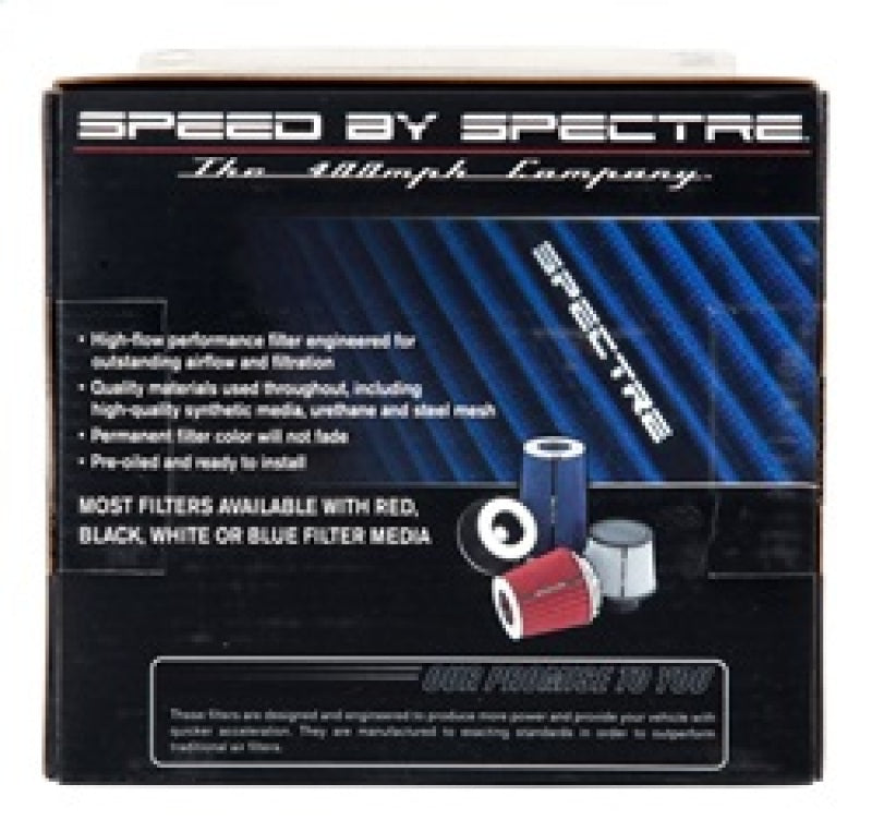 Spectre Adjustable Conical Air Filter 5-1/2in. Tall (Fits 3in. / 3-1/2in. / 4in. Tubes) - Blue - Racecraft Industries