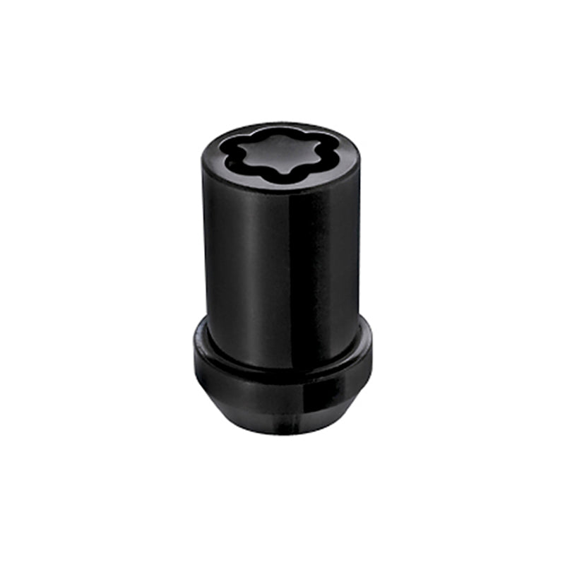 McGard Wheel Lock Nut Set - 4pk. (Tuner / Cone Seat) M12X1.5 / 13/16 Hex / 1.24in. Length - Black - Racecraft Industries