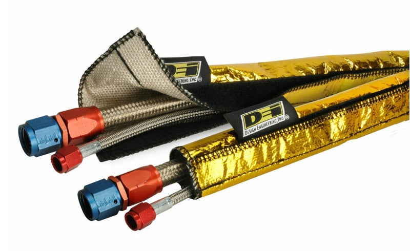 DEI Heat Shroud Gold 2in to 2.5in x 36in - Racecraft Industries