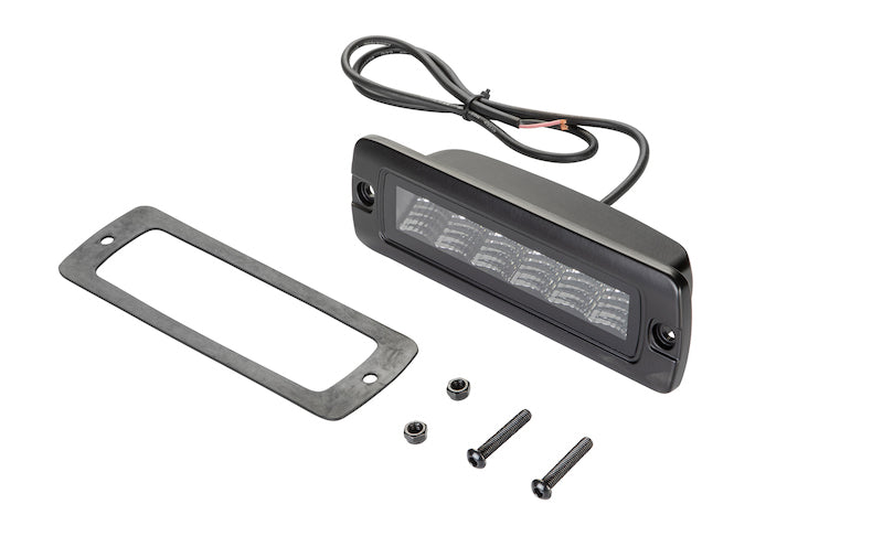 Hella Universal Black Magic 6 L.E.D. Flush Mount Mini Light Bar - Flood Beam - Racecraft Industries