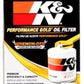 K&N 3.74inch / 2.98 OD Performance Gold Oil Filter - Racecraft Industries