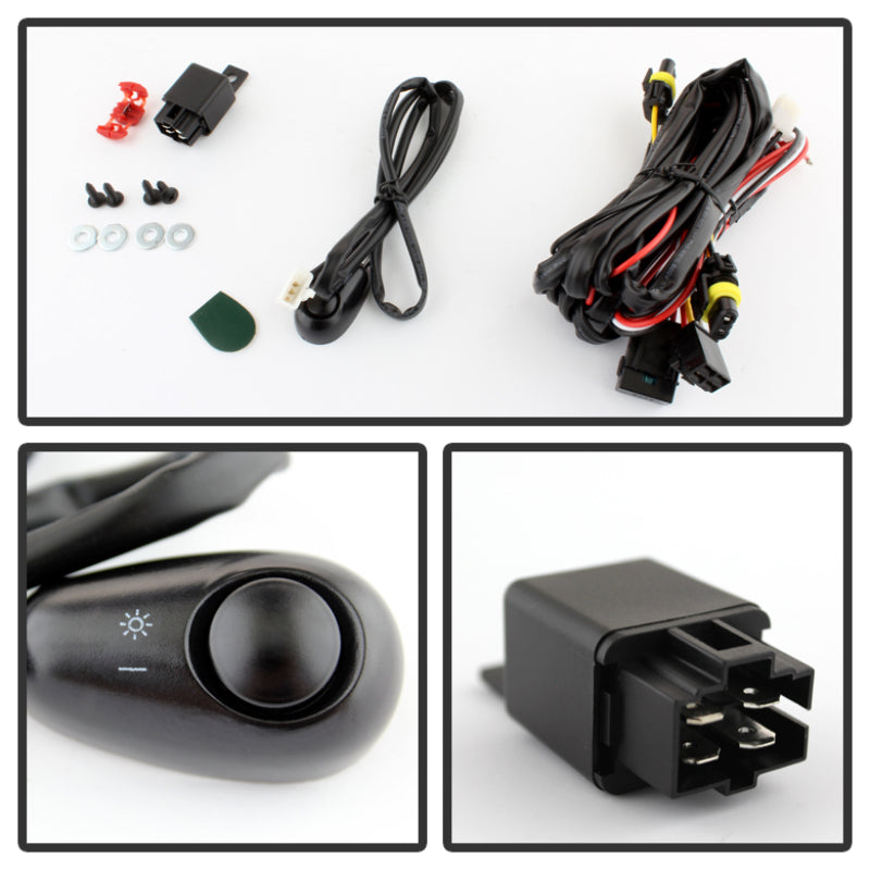 Spyder Dodge Charger 2011-2014 OEM Style Fog Lights W/Switch- Smoke FL-DCH2011-SM - Racecraft Industries