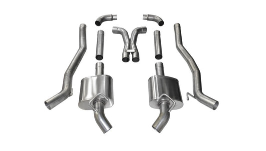 Corsa 2011-2013 Chevrolet Camaro SS 6.2L V8 Manual Xtreme 3in Cat-Back (No Tips Uses Factory Bezels) - Racecraft Industries