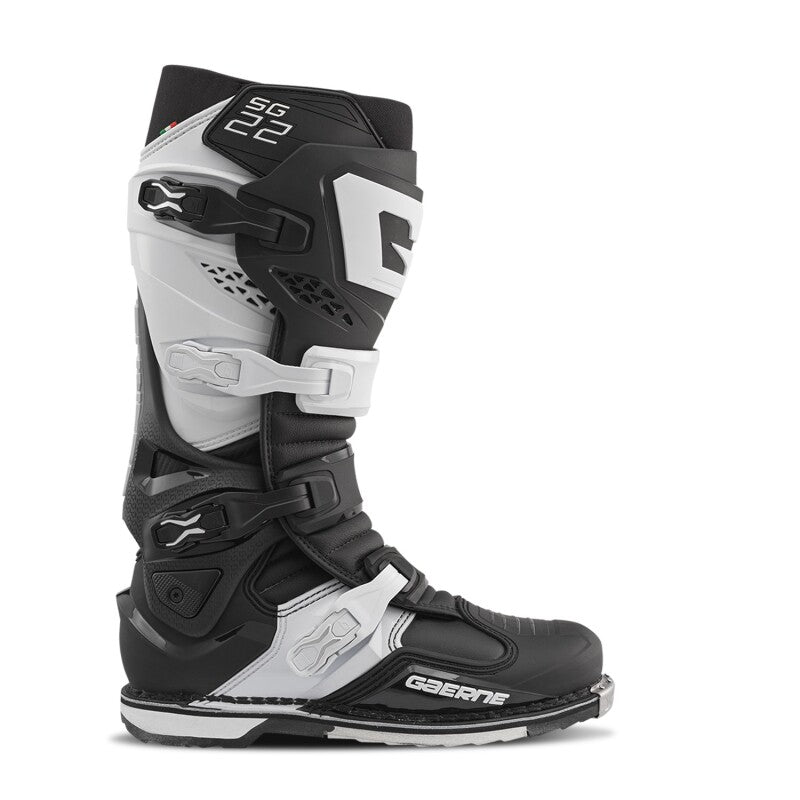 Gaerne SG22 Boot Black/White Size - 10 - Racecraft Industries