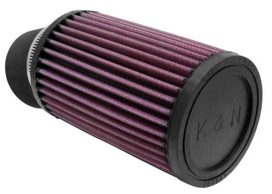 K&N Filter Universal Rubber Filter 2 7/16 inch 20 Degree Flange 3 3/4 inch OD 6 inch Height - Racecraft Industries
