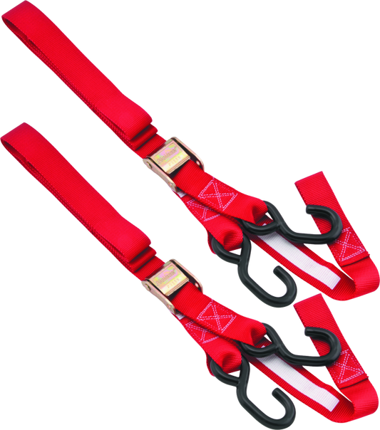 BikeMaster Tiedown 1-1/2 Integrated Softhook - Red - Racecraft Industries