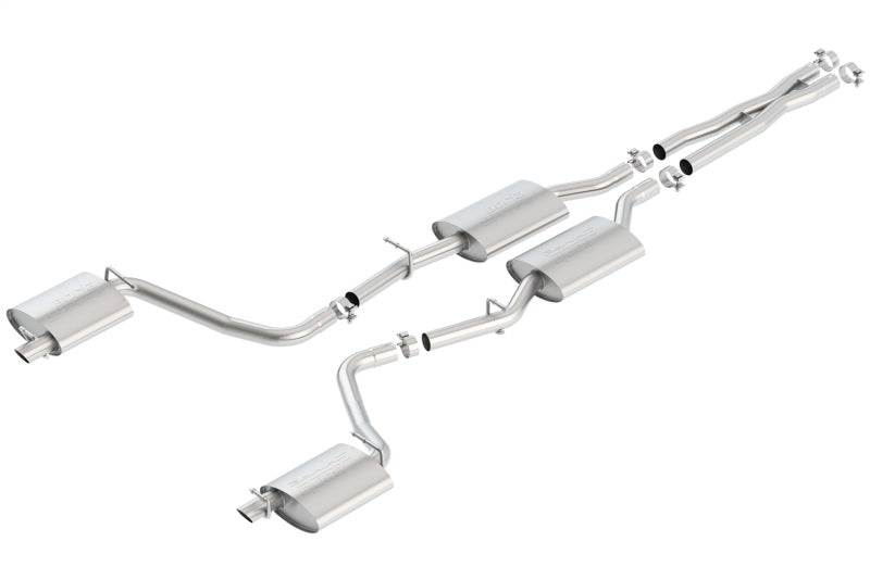 Borla 2015 Dodge Challenger 3.6L V6 S-TYPE Catback Exhaust No Tips Factory Valance - Racecraft Industries