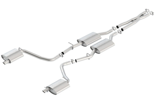 Borla 2015 Dodge Challenger 3.6L V6 S-TYPE Catback Exhaust No Tips Factory Valance - Racecraft Industries