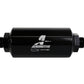 Aeromotive In-Line Filter - AN-08 size Male - 10 Micron Microglass Element - Bright-Dip Black - Racecraft Industries