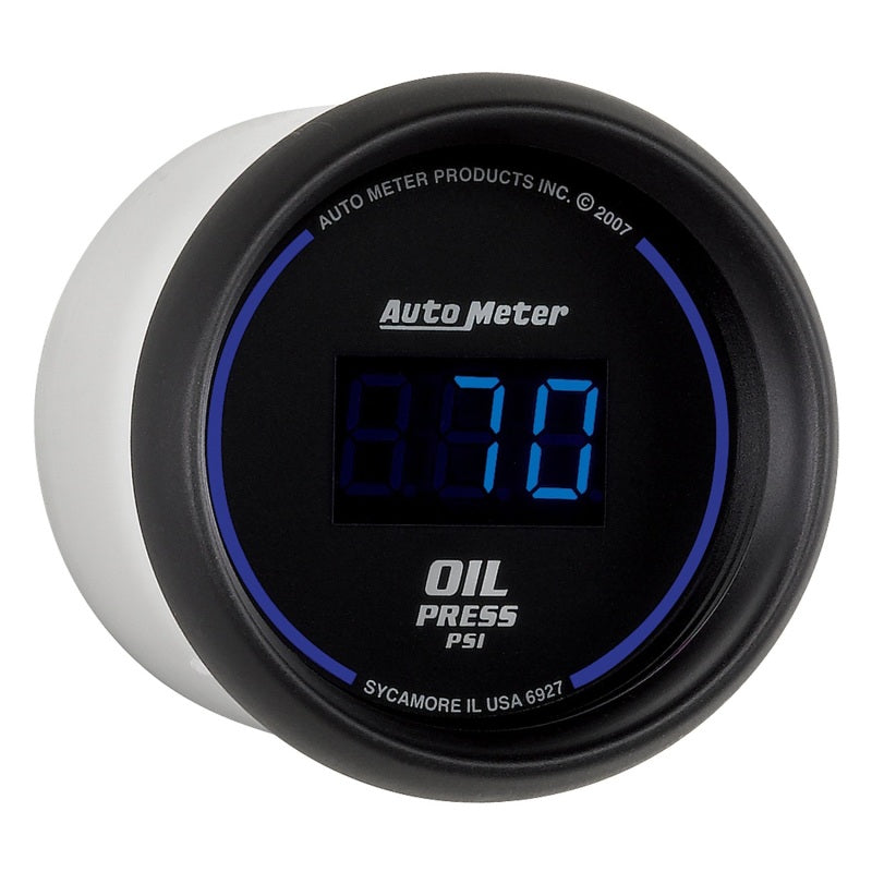 Autometer Cobalt Digital 52.4mm Black 0-100psi Oil Pressure Gauge - Racecraft Industries