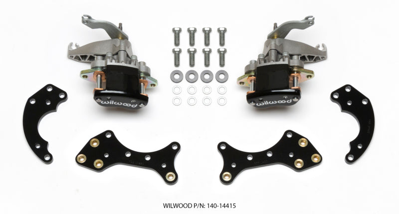 Wilwood P/S Retrofit Kit w/MC4 P-Brake Forged Dynalite Pro Street 12.19in Rear Kits - Racecraft Industries