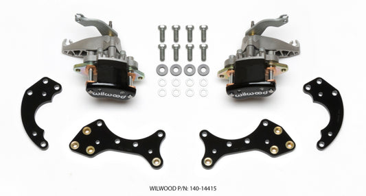 Wilwood P/S Retrofit Kit w/MC4 P-Brake Forged Dynalite Pro Street 12.19in Rear Kits - Racecraft Industries