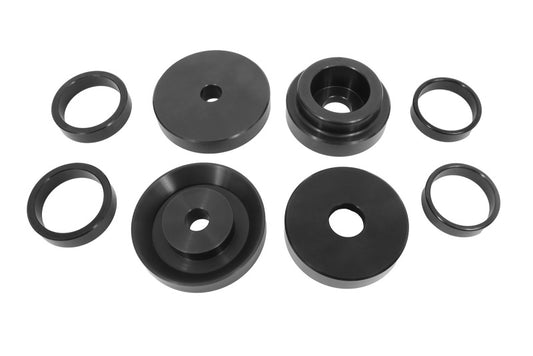 BMR 2008-2018 Challenger Rear Cradle Lockout Bushing Kit - Black Anodized - Racecraft Industries