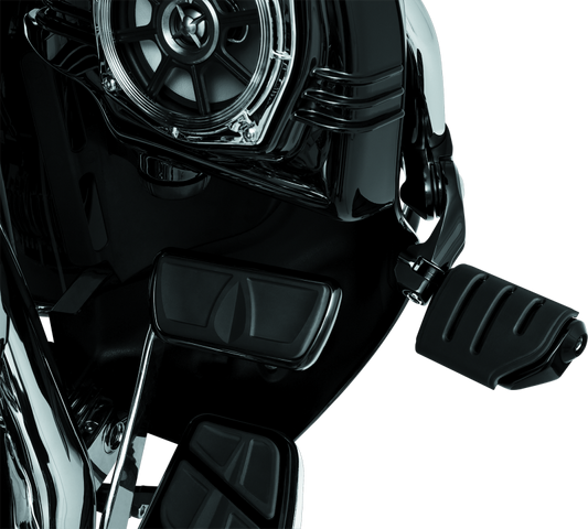 Kuryakyn Tour Tech Trident Dually 4in Back Arm With 1-1/4in Clamps Black - Racecraft Industries