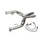 BBK 05-10 Mustang 4.6 Short Mid X Pipe With Catalytic Converters 2-3/4 For BBK Long Tube Headers - Racecraft Industries