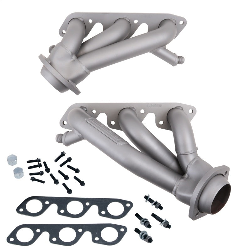 BBK 99-04 Ford Mustang V6 Shorty Tuned Length Exhaust Headers - 1-5/8 Titanium Ceramic - Racecraft Industries