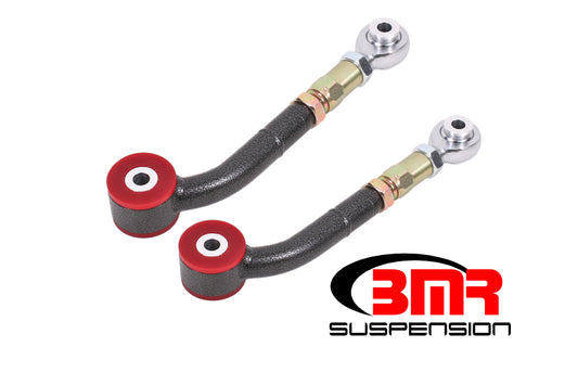 BMR 08-17 Challenger Upper Trailing Arms w/ On-Car Adj. Poly/Rod Ends - Black Hammertone - Racecraft Industries