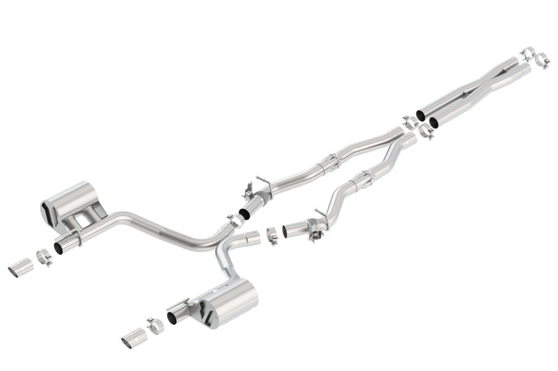 Borla 2017 Dodge Charger R/T 5.7L ATAK Catback Exhaust w/o Tips (w/MDS Valves ONLY) - Racecraft Industries