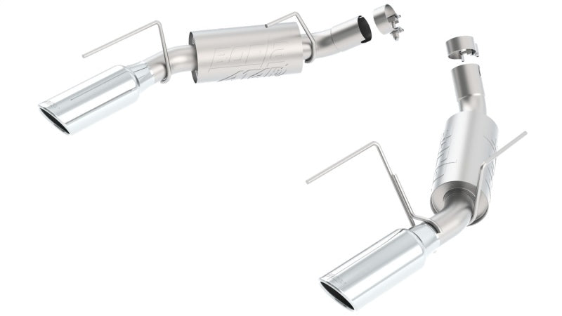 Borla 05-09 Mustang GT/Bullitt 4.6L 8cyl Aggressive ATAK Exhaust (rear section only) - Racecraft Industries