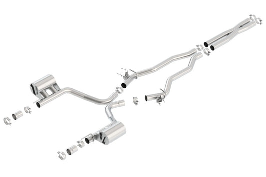 Borla 2015-2022 Charger SRT 392 / Scat Pack 6.4L Atak Catback Exhaust Single Split Rear Exit - Racecraft Industries