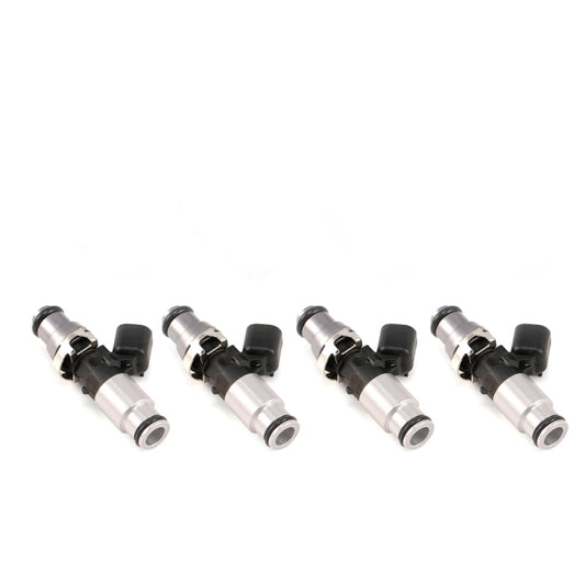 Injector Dynamics ID1300X Injectors- 14mm Top Adapter (Grey) - 14mm (Silver) Lower O-Ring - Set Of 4 - Racecraft Industries