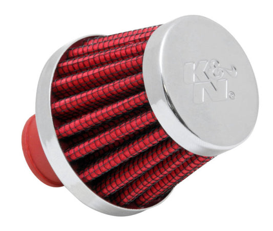 K&N 2in Base OD x .375in Flange ID x 1.75in H Rubber Base Crankcase Vent Filter - Racecraft Industries